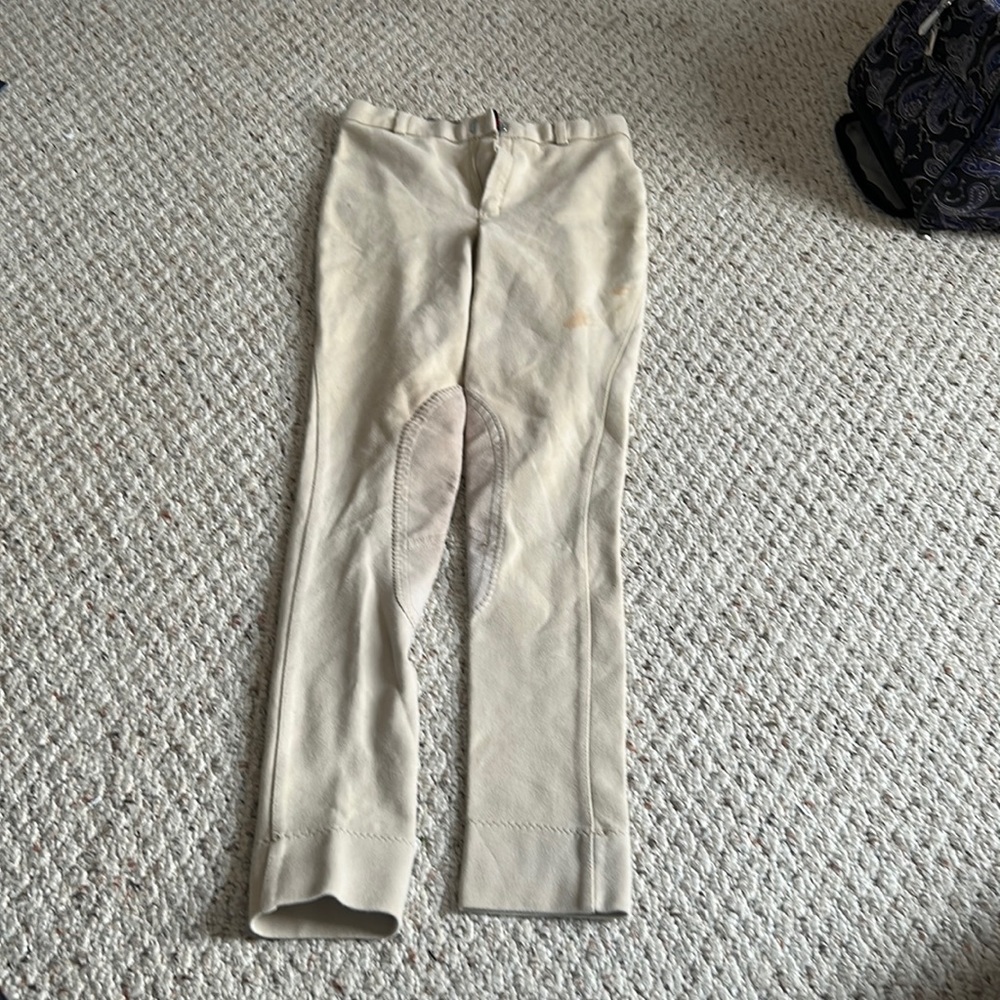 TUFF RIDER-Tan English Horseback Riding Pants